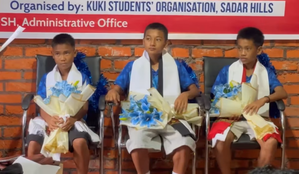 Kangpokpi's Triumphant Welcome for Minerva's Gothia Cup Kuki Trio