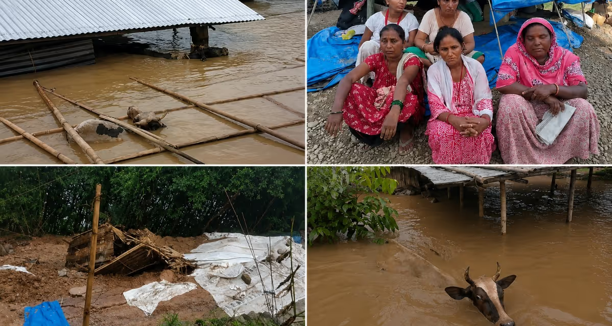 Heartbreaking Assam Floods: Nepalikhuti Village Lost Everything