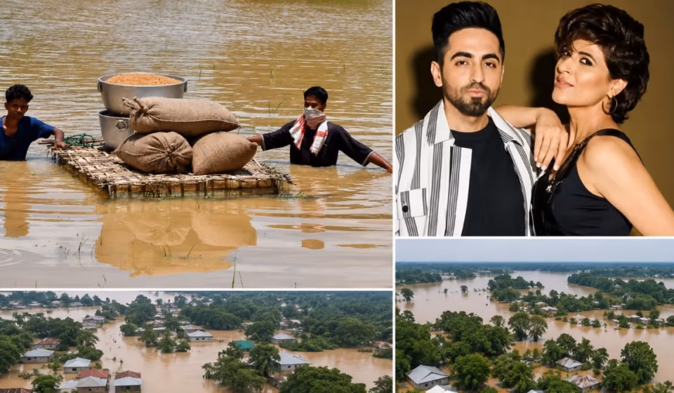 Ayushmann Khurrana & Tahira Kashyap Donate to Assam Flood Relief