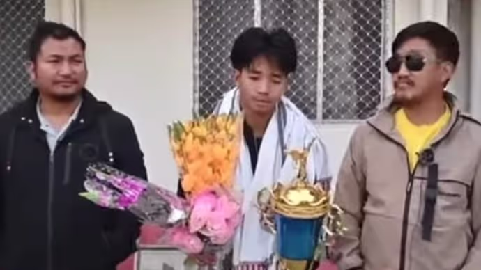 Khya Tai Bengde Clinches Gold for Arunachal at South Asian Karate