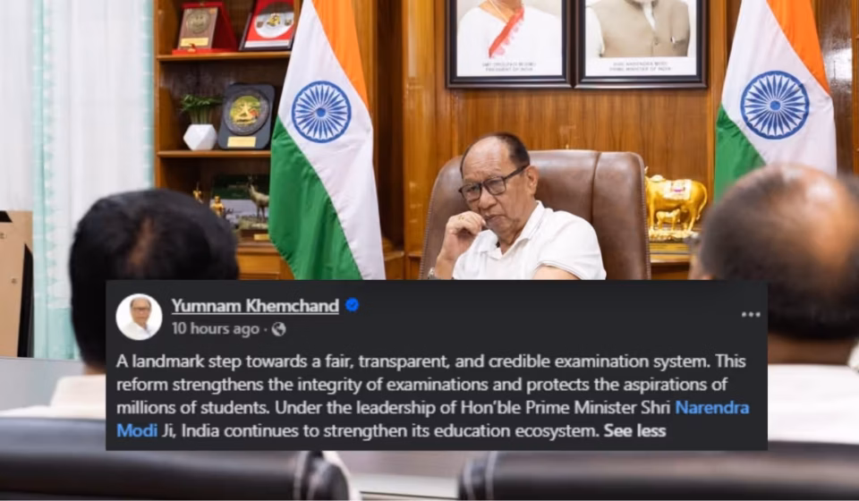 Manipur CM: Anti-Paper Leak Law a Landmark Step for Fair Exams