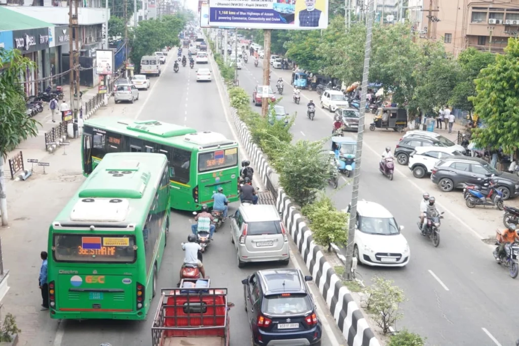 Strict Guwahati DCP Rules: Drive Left, No Overtaking for Green Buses