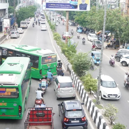 Strict Guwahati DCP Rules: Drive Left, No Overtaking for Green Buses