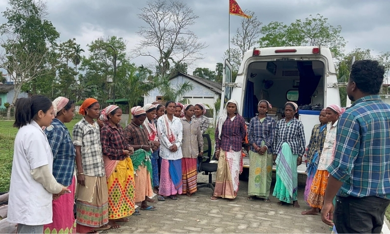 Assam: NHM Mobile Units Transform Healthcare in Dibrugarh Tea Gardens