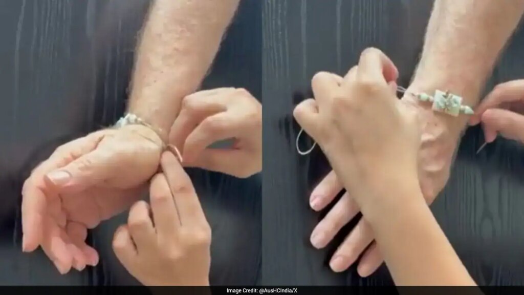Philip Green, Australian Diplomat, Embraces Rakhi Tradition