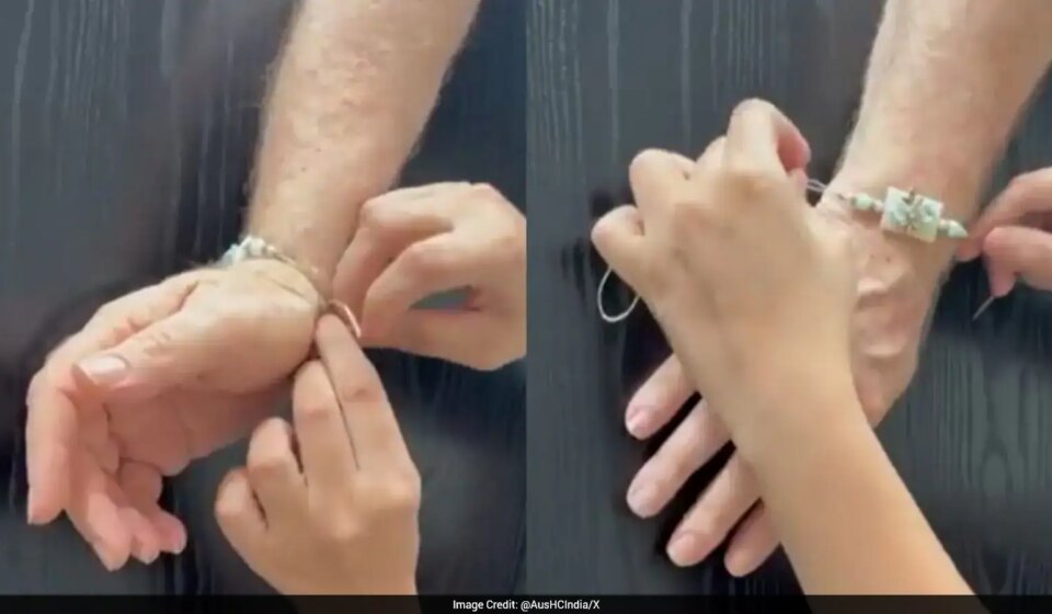 Philip Green, Australian Diplomat, Embraces Rakhi Tradition