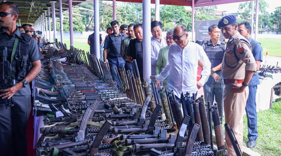 Manipur Ops Recover 1,422 Arms in Six Months — 85% Looted Recovered