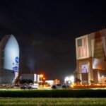 Live: Nancy Grace Roman Telescope & Falcon Heavy Arrive at Launch Pad