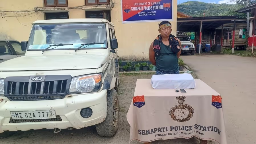 Manipur Police Seize 446g Drugs, Arrest Nagaland Man in Senapati