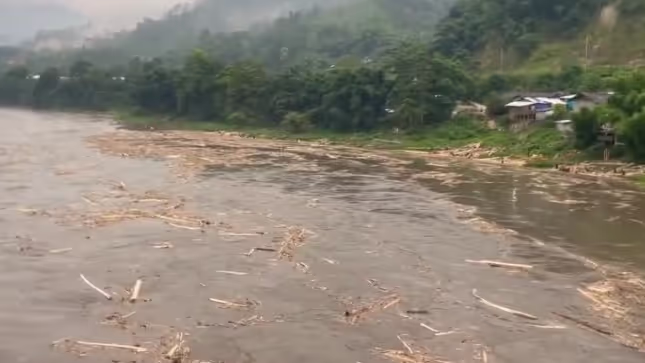 Urgent: Subansiri River Swells in Arunachal; Timber Spotted