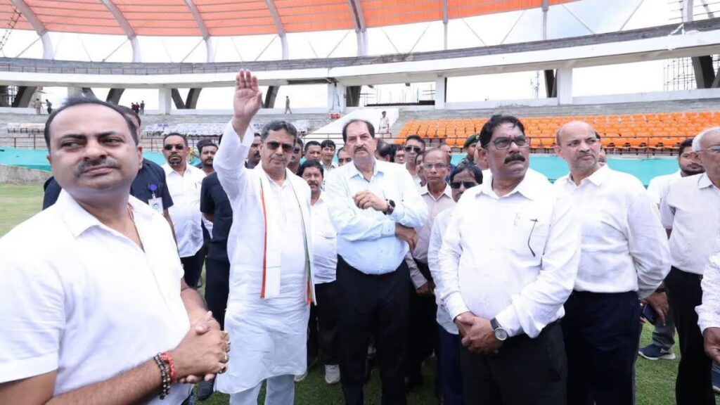 Tripura CM Rushes Completion of First Intl Cricket Stadium, Seeks BCCI