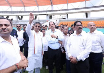 Tripura CM Rushes Completion of First Intl Cricket Stadium, Seeks BCCI