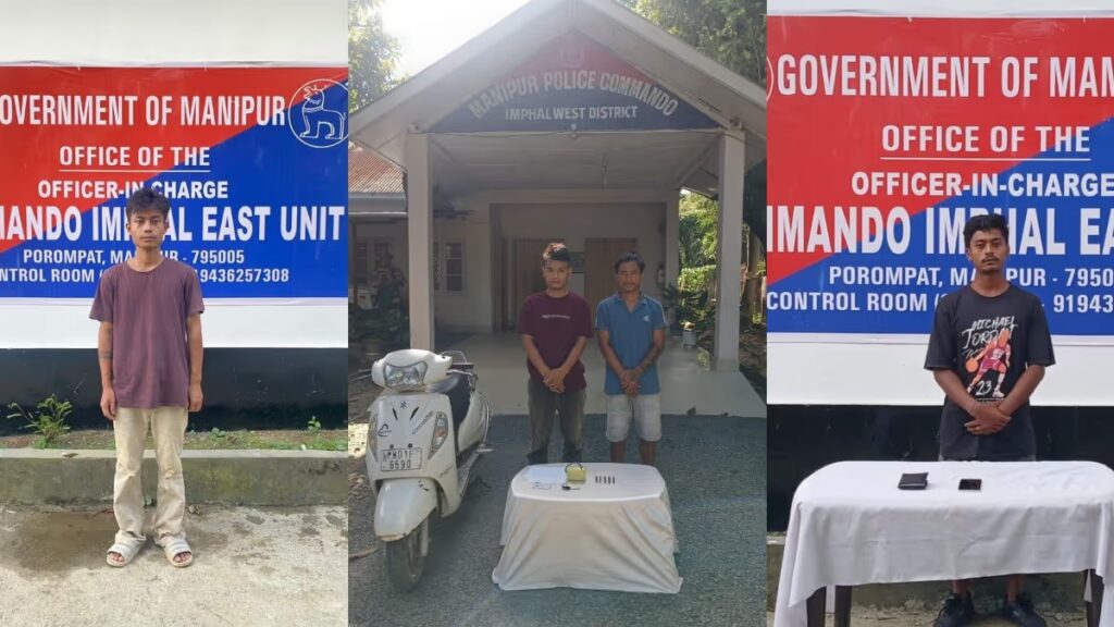 Major Bust: Four Suspected Insurgent Cadres Arrested in Imphal East