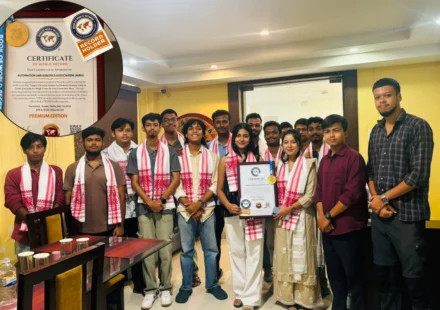 Gauhati University's AURA Breaks World Record with Robotics Camp