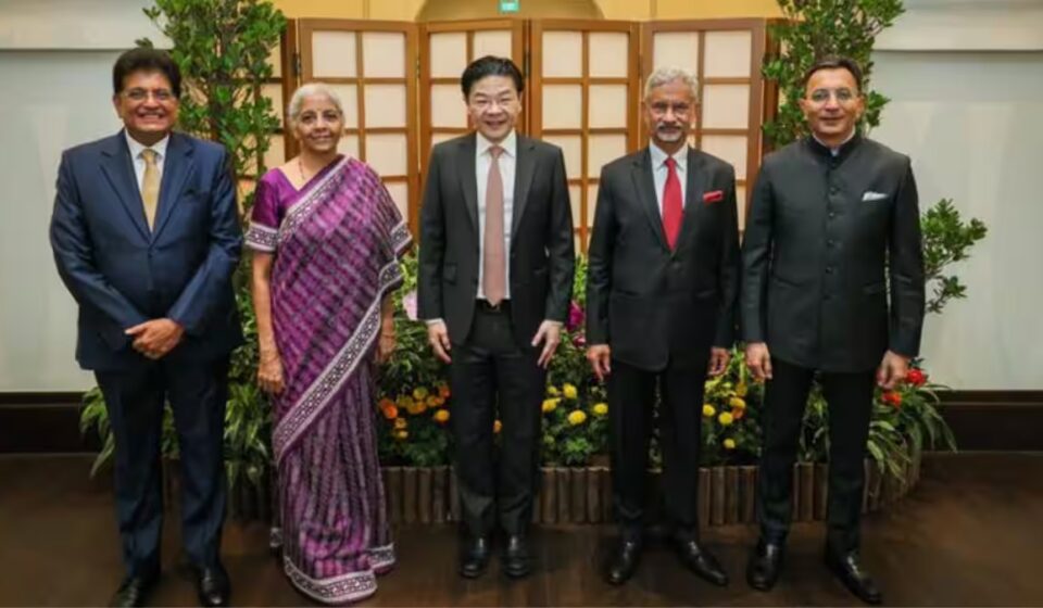 Lawrence Wong Hosts Indian Ministers at Key 4th India-Singapore Talks