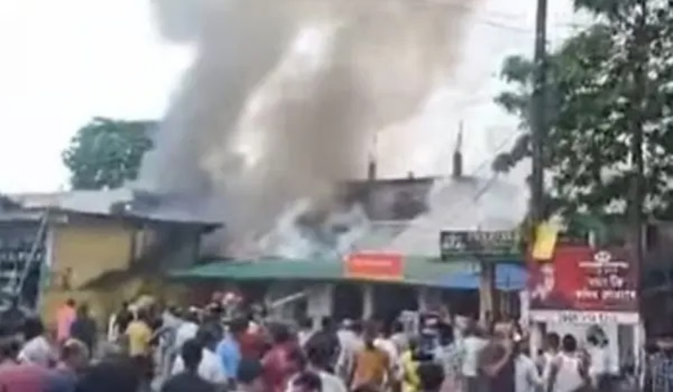 Golaghat Fire: Bokakhat Market Engulfed, Rescue Underway