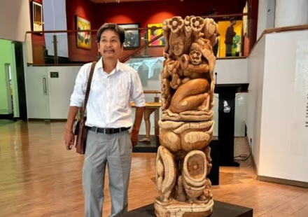 Manipur CM Celebrates Sarungbam Nimai Singh’s Lalit Kala Akademi Award