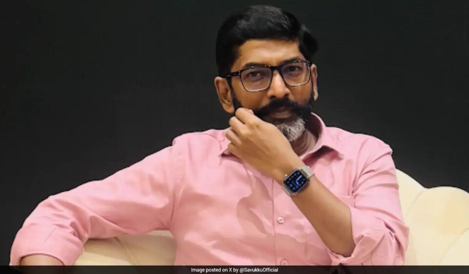 YouTuber Savukku Shankar Gets 3 Years in Jail for Defamation, Threats