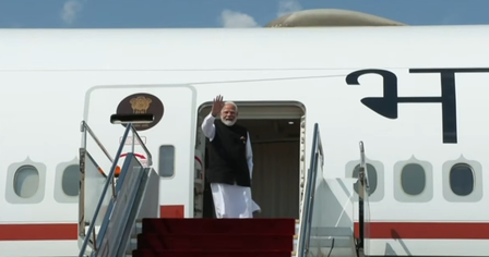 PM Modi Lands in New Delhi After SCO Summit in Bishkek