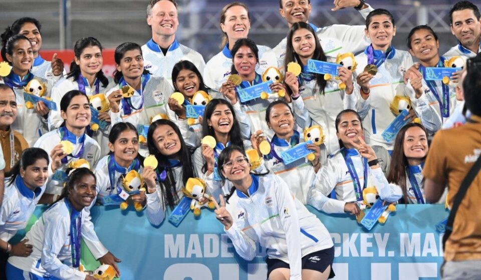 President Murmu Hails Women’s Hockey Team’s Asian Games Gold Triumph