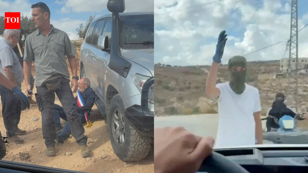 Outrage as Israeli Settlers Attack European Diplomats, French Mayor