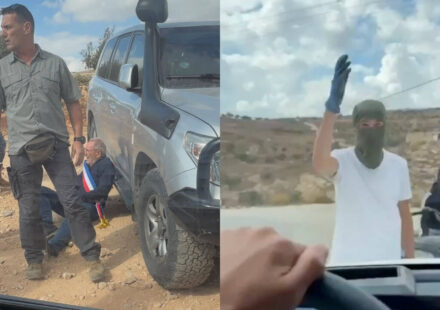 Outrage as Israeli Settlers Attack European Diplomats, French Mayor