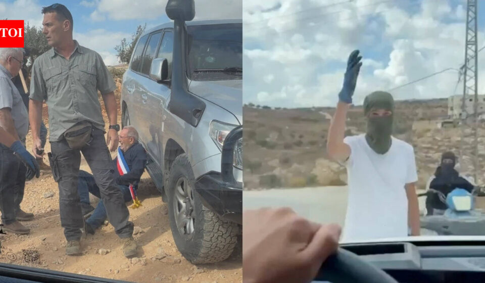 Outrage as Israeli Settlers Attack European Diplomats, French Mayor