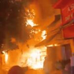 Massive Fire Guts 40 Shops at Shiv Market Near Jammu Railway Station