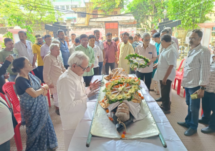 Final Tributes Paid to Biman Bihari Dhar in Heartfelt Farewell