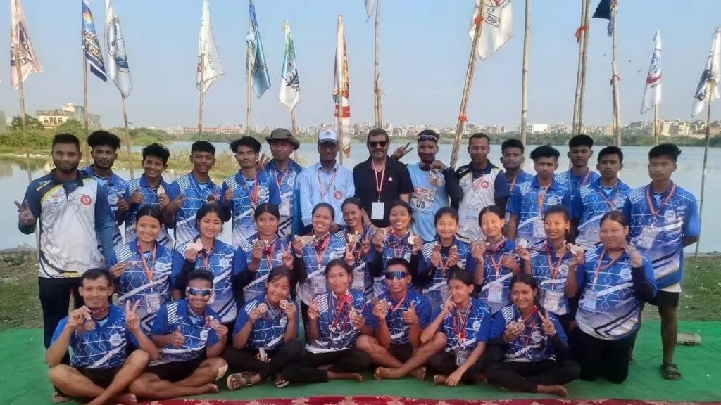 Assam Shines with Four Medals at National Dragon Boat Championship