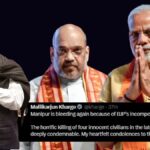 'How Many More Lives?' Kharge Slams Modi, Shah Over Manipur Violence