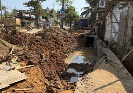 Silchar Drain Wall Collapses in 24 Hours; Locals Allege Irregularities