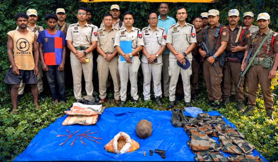 Hidden NSLA Arms, Explosives Seized in Assam's Kokrajhar Forests: CM