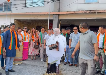 Arunachal BJP Burns Kharge's Effigy Over 'Baap' Remark on PM Modi