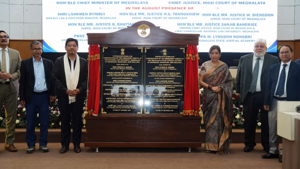 Meghalaya Lays Foundation Stones for Law University, Judicial Academy