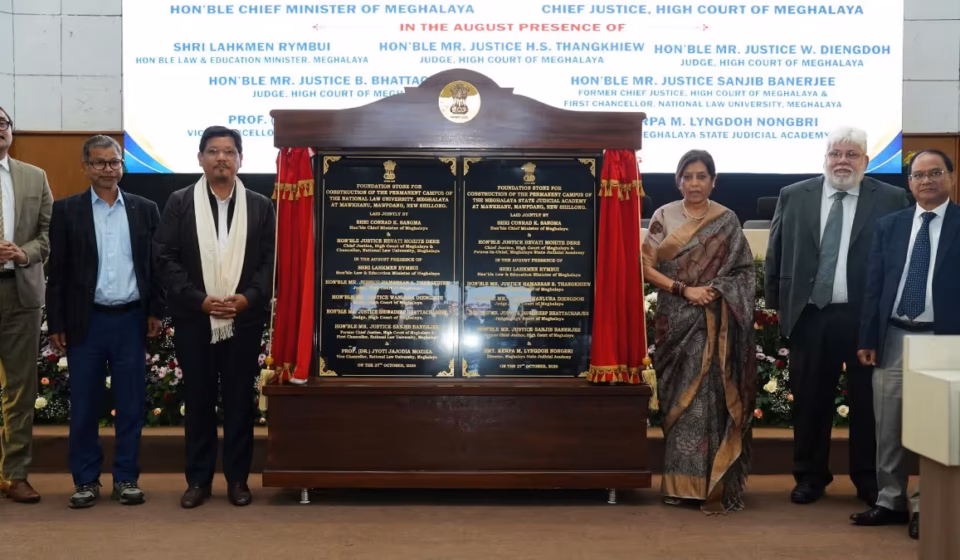 Meghalaya Lays Foundation Stones for Law University, Judicial Academy