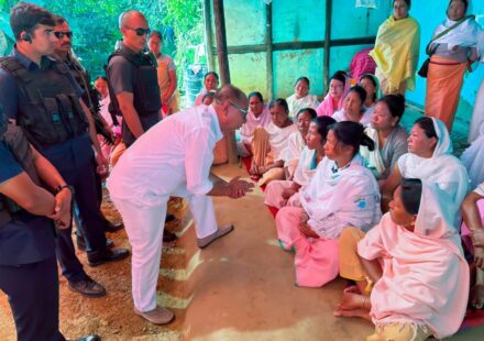 Manipur CM Meets Grieving Families of Sunurok Attack Victims