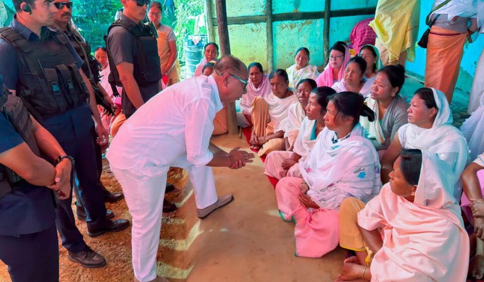 Manipur CM Meets Grieving Families of Sunurok Attack Victims