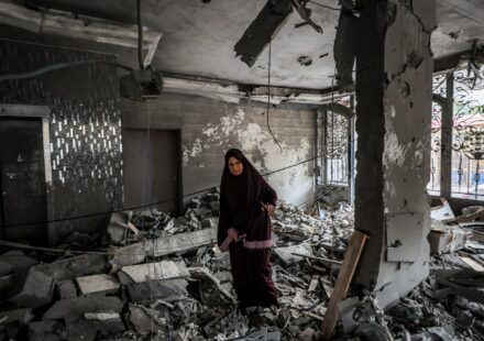 Israeli Air Attack on Gaza City Apartment Kills at Least Five
