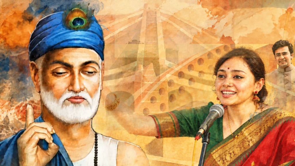 Tejasvi Surya's Wife Sivasri's Kabir Bhajan & Jantar Mantar Meaning